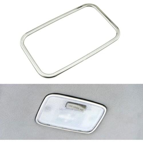 Car Interior ABS Roof Dome Rear Reading Light Lamp Cover Trim Frame Decoration For KIA Sportage R 2011-2015 Car Styling