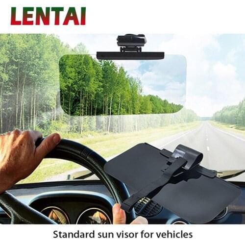 LENTAI For Hyundai solaris i30 tucson 2017 ix35 Citroen c4 c5 Lada granta 1SET Universal Car Sun Visor Goggles Driving Mirror