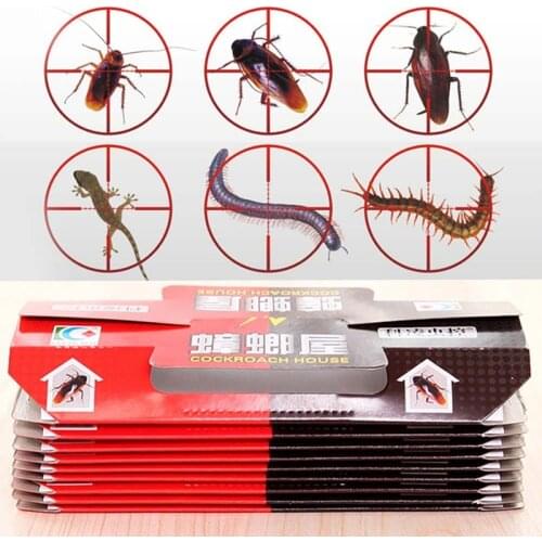 Cockroach House Cockroach Trap Repellent Killing Bait Strong Sticky Catcher Traps insect Pest Repeller Eco-friendly