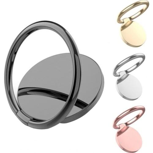 Metallic Rotatable Phone Holder 360° Rotatable Magnet Finger Ring Smartphone Socket For Magnetic Smartphone Stand for All Phones