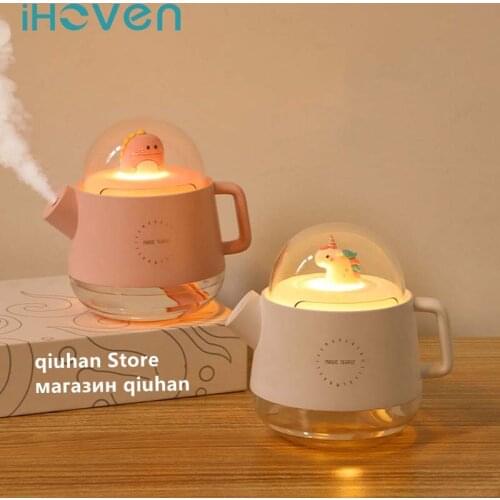 IHoven Cute Humidifier Aromatherapy Essential Oil Diffuser Family Car USB with LED Night Light Essential Oil Aromatherapy