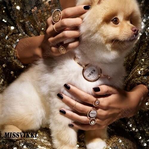 Missvikki New Trendy Luxury Noblewoman Necklace Bangle Earrings Ring Jewelry Sets For Women Wedding High Quality New Dubai Style