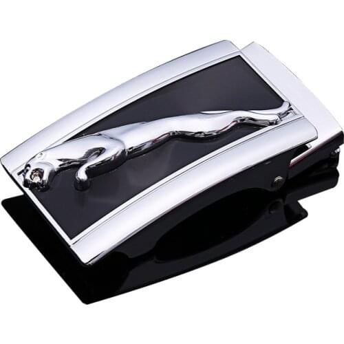 New Hot Sale Men Belt Head Male Belt Toothless Automatic Buckle Non-porous Toothless Buckle Belt Buckle Mens Belt Buckles 3.5cm