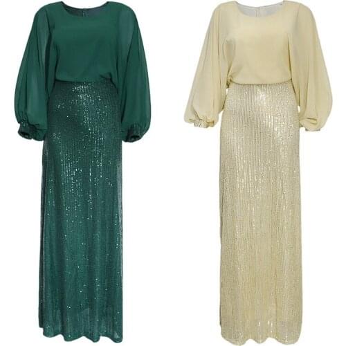 New African Sequin Red Dress Clothes Kenya South Africa Evening Party Dress Super High Quality Women Vestidos Robe Africaine