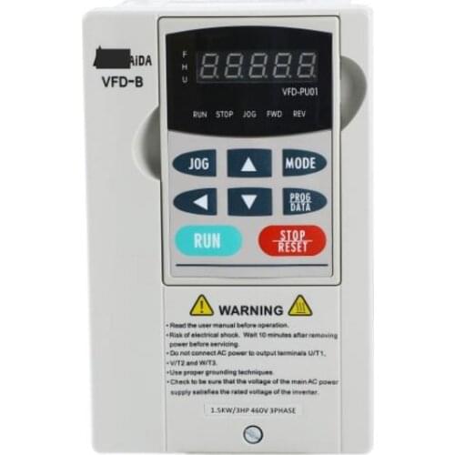 New VFD015B21A VFD-B Inverter AC Motor Drive 1 Phase 220V 1.5Kw 2HP 7A 400HZ