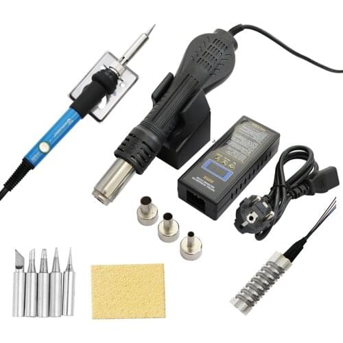 Hot Air Gun 8858 SMD Rework Desoldering Station Hot Air Electric Soldering Iron Blower Welding Repair Tools