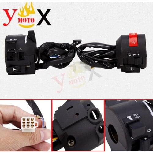 Motorcycle Left/Right Turn Signal Horn Handle Switch Controls Assembly For Honda Rebel CMX250 CA250 1996-2011 CMX250C 2003-2011