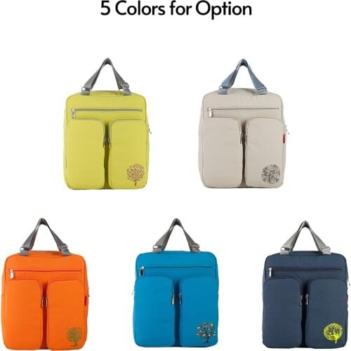 Insular Mummy Backpack Large Baby Diaper Bag Portable Storage Bag with Stroller Bag Changing Mat Bag for Maternal Child Supplies