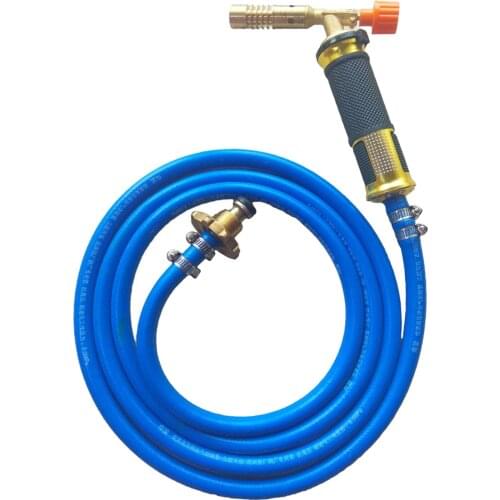 Liquefied Gas Welding Torch Kit 2.5M Hose for Solder Propane Cooking
