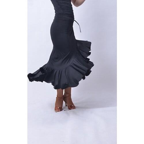 Fashion sexy Tango rumba Latin Dance Skirt for Woman/female/girl/lady Ballroom costume Practice dress performance wear S12058