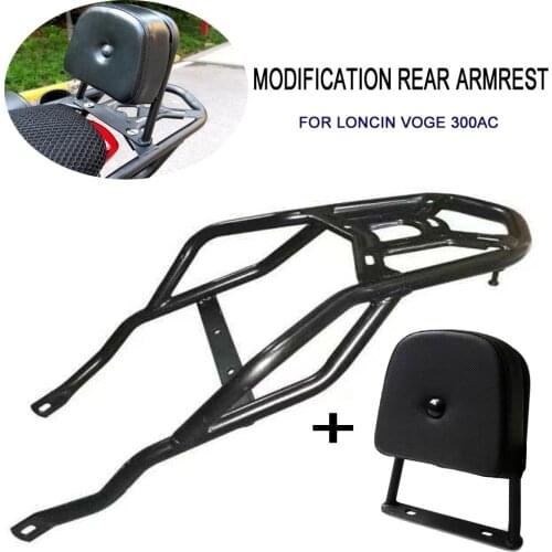 Motorcycle Rear Shelf For Loncin Voge 300AC 300 AC Rear Luggage Rack Saddlebag Support Trunk Holder