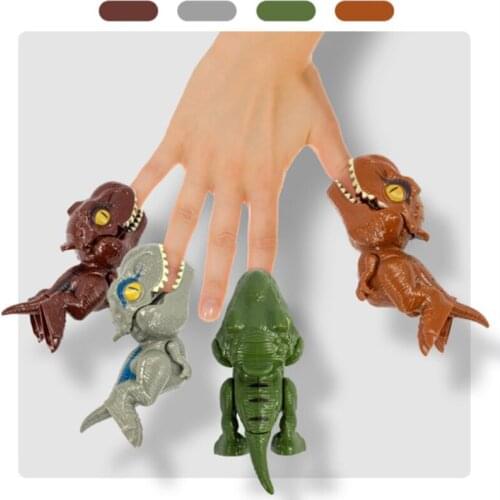 1pc Finger Dinosaur Egg Toy Creative Tricky Tyrannosaurus Model Dinosaur Toy