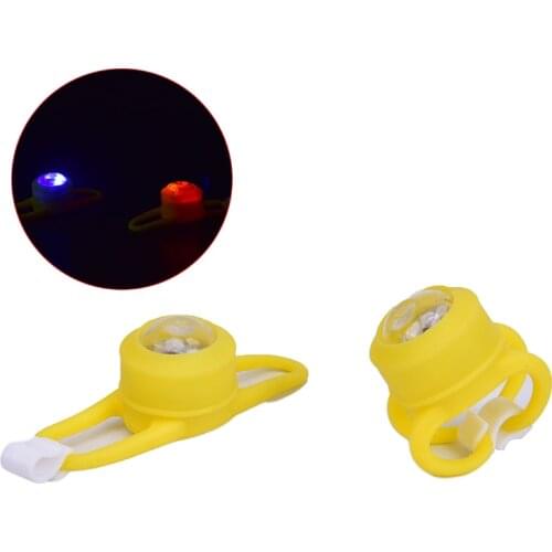 Colorful Bicycle Small Yellow LED Ring lights Bicycle Bell Road Bike Accessories