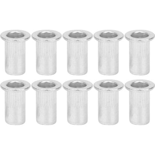 100Pcs M5 Blind Rivet Nut Nutserts Aluminum Threaded Insert Rivet Nut