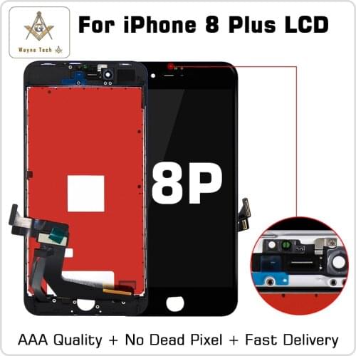 20PCS 100% Tested For iPhone 8 8Plus LCD Touch Screen With Digitizer Assembly Replacement Perfect Touch Free DHL Good Quality