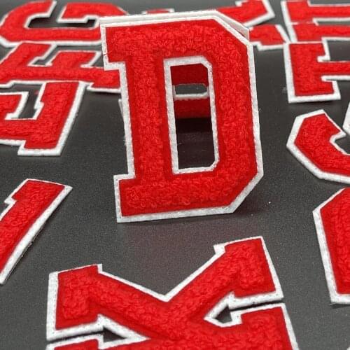 3D English Alphabet Embroidery Patches Iron On Patches For Clothing DIY Decorative Applique Delicate Embroidery Letter Stickers