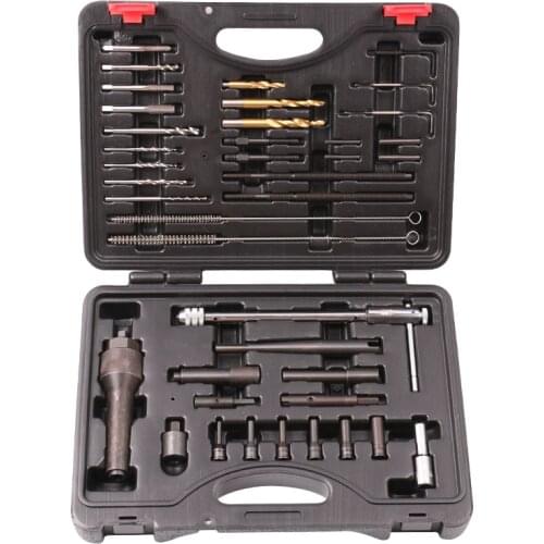 40 Pcs Damaged Glow Plug Removal Remover Thread Repair Hand Tools Set Kit