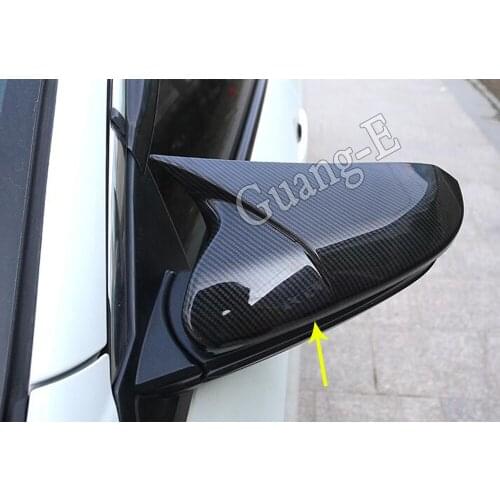 Car Cover Trim Frame Decoration Sticker Rear View Rearview Side Glass Mirror 2pcs For Honda Civic 10th Sedan 2019 2020 2021