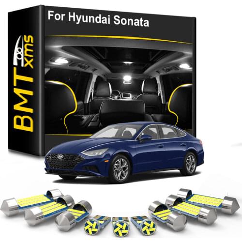 BMTxms Canbus For Hyundai Sonata Y2 Y3 DN8 1990-2015 2016 2017 2018 2019 2020 Vehicle LED Interior Light License Plate Lamp Kit