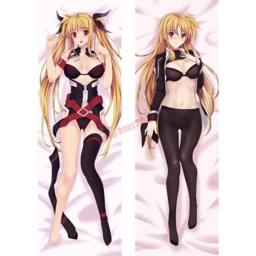 Animation Magical Girl Lyrical Nanoha pattern, sexy girl 3D double sided throw pillow / pillow case,home textile products