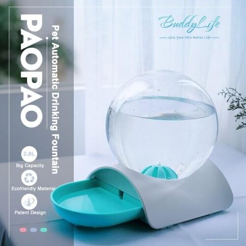 Cat Water Fountain Dog Pet Bowls Feeder Comedero Bebedero Perro Gato Dispenser Puppy 2.8L Automatic Drinking Bowl No Electricity