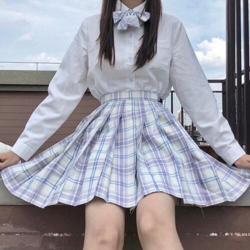 JK uniform skirt pleated skirt Star field Japanese girl student skirt skirts womens pleated mini skirt harajuku skirt