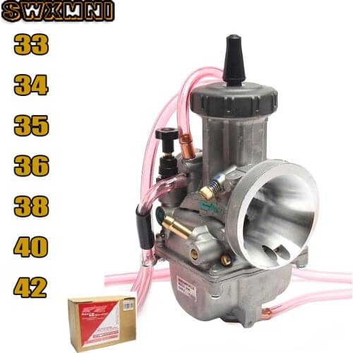 Universal PWK33mm 34mm 35mm 36mm 38mm 40mm 42mm Carburetor For KEIHIN 2T 4T Scooter ATV UTV 250CC 300CC 350CC 400CC Engine