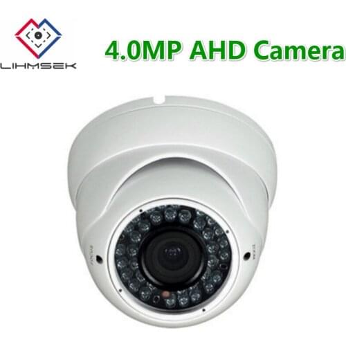 Lihmsek High-End HD 1080P 4.0 Megapixel AHD Camera Vandalproof Metal Dome type IR Night Vision 40m work with 4mp AHD DVR