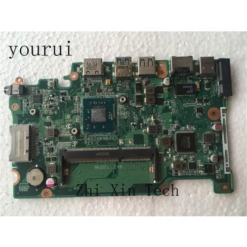 Yourui NBMRS11001 NB.MRS11.001 DA0ZHKMB6C0 Mainboard For Acer Aspire ES1-111M E3-112 Laptop Motherboard With N2840 CPU Tested