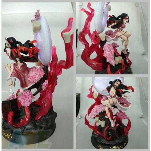 Demon Slayer Kamado Nezuko 1/6 Figure Statue Collection With LED light Statue Model