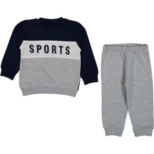 Jaju Baby Black Gray Go Sport Printed Set of 2