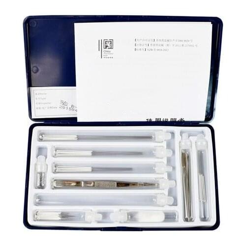 Free freight portable high quality box with high quality boxes of acupuncture and moxibustion, the use of non-disposable acupunc