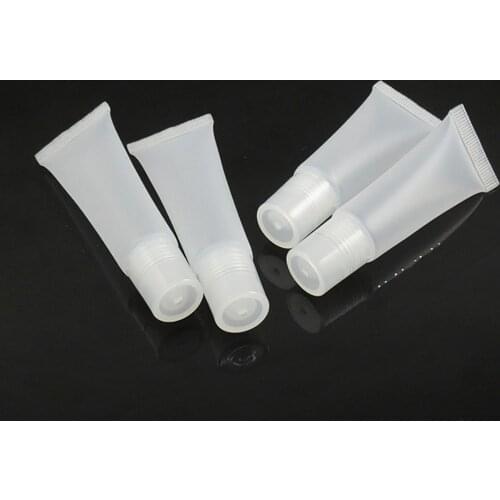 5pcs 8/10/15ml Empty Lipstick Tube Lip Balm Soft Tube Makeup Squeeze Clear Lip Gloss Container Empty bottle Makeup bottle