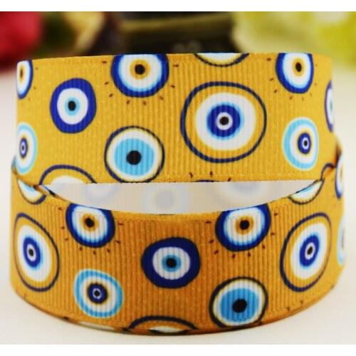 22mm 25mm 38mm 75mm Dot cartoon printed Grosgrain Ribbon party decoration 10 Yards X-03717