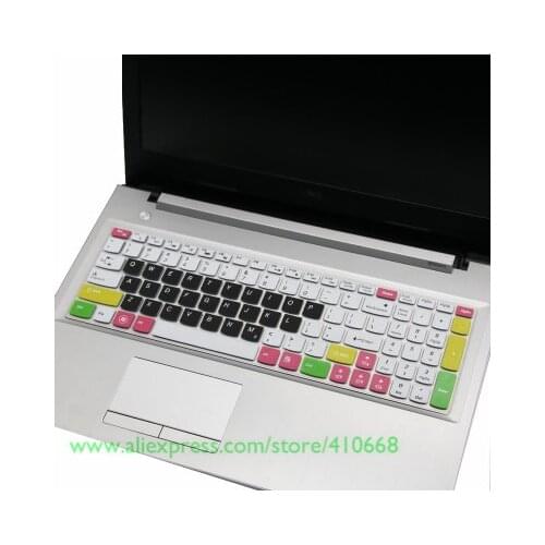15.6 inch Silicone Keyboard Protector Cover Skin for Lenovo Ideapad 700-15ISK Y700-15 Y700 700-15 z510 z50 g50-80 y50-70 Y500