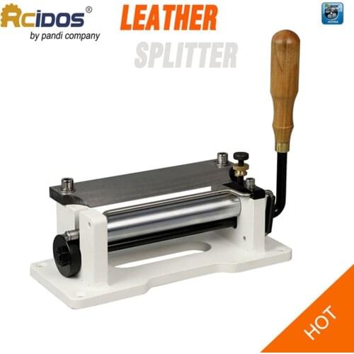 ER800P Manual leather skiver 6" inch ,RCIDOS handle leather peel tools,DIY shovel skin Machine,leather splitter
