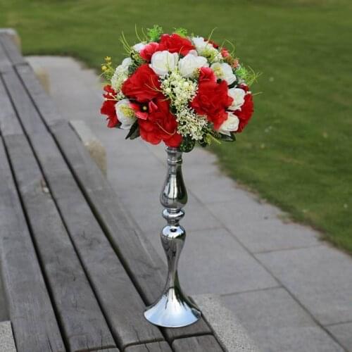 SPR 2018 New!! wedding road lead flowers candlestick table centerpiece flower decoration flower ball centerpiece