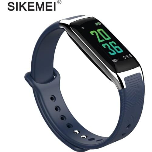 SIKEMEI UltraThin Smart Band Wristband Fashion Bracelet Fitness Tracker Heart Rate Monitor Waterpoof for iOS iPhone Android
