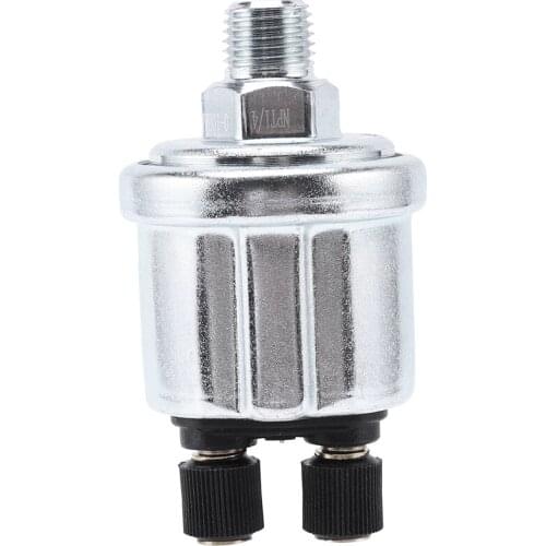 VDO Universal Oil Pressure Sensor 1/4NPT 13Mm 0-10Bars Genset Part Pressure Measuring Instruments Alarm Generator Sensor