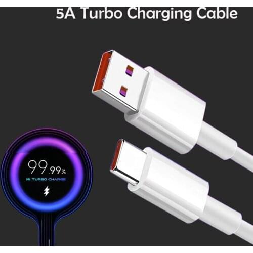 Original Xiaomi K30 Pro Turbo Charge Cable 5A Type C USB Line For Mi 10T Pro Lite K30s POCO X3 M2 Pro X2 Redmi Note 9s 9 Pro Max