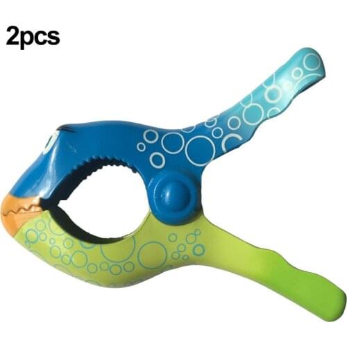 Beach Towel Clip Imitation Fish Beach Quilt Clip Windproof Tool Plastic Thick Clip Clothes Storage Tool Balcony Drying Organizer