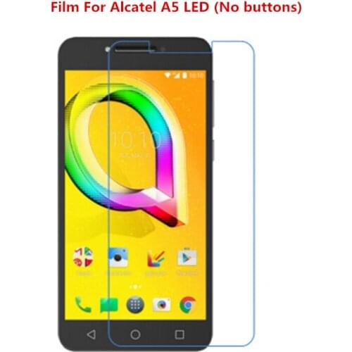 1/2/5/10 Pcs Ultra Thin Clear HD LCD Screen Protector Film With Cleaning Cloth Film For Alcatel A5 LED (No buttons)