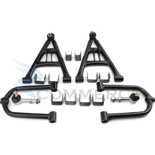 1Se/4pc Front Suspension Swingarm Upper/Lower A Arm of 110cc GY6 150cc 200cc ATV 4 Wheels Quad Bike Buggy Go Kart Parts