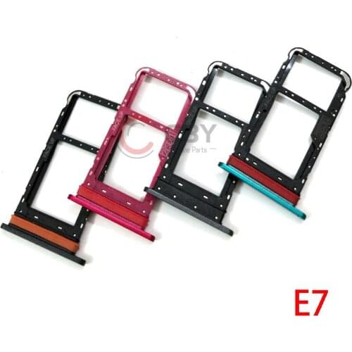 10pcs For Motorola Moto E7 / E7 Plus Sim Card Slot Tray Holder Sim Card Reader Socket