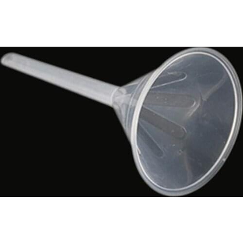 75mm Plastic Funnel Perfume Liquid Essential Oil Filling Empty Bottle Packing Tool School Experimental Laboratory Supplies 10Pcs