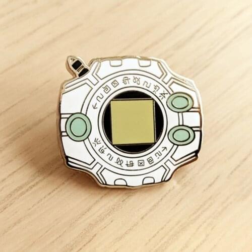 Digimon Adventure Digivice Brooch Pins Enamel Metal Badges Lapel Pin Brooches Jackets Jeans Fashion Jewelry Accessories