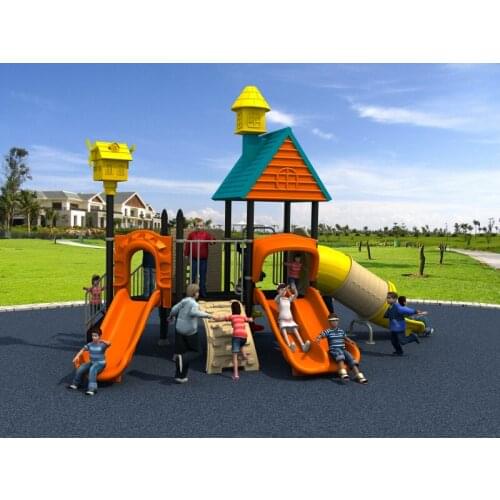 CE/TUV/SGS kid small playground fun land castle,children Multi-function combination slide for park/school/community YLW-1729