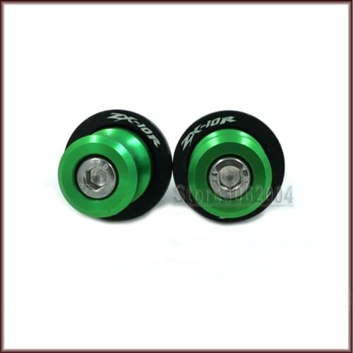 For KAWASAKI ZX10R ZX-10R ZX 10R 2011-2017 2016 2015 Motorcycle Accessories Swingarm Spools Slider Stand Screws 0.315in/M8 CNC