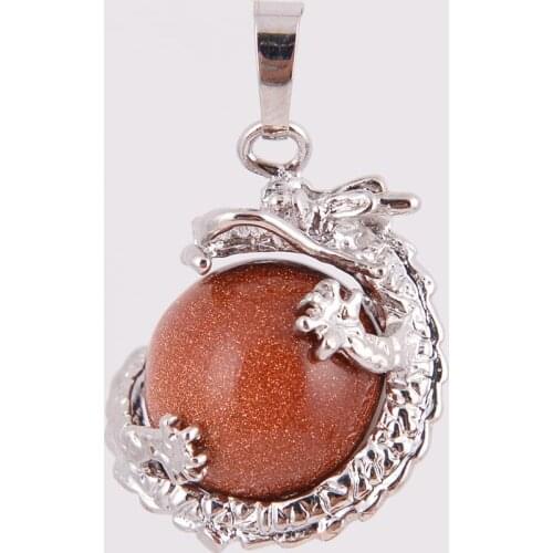 Natural Stone Dragon Claw Pendants for Necklace Pink Quartz Tiger Eye Lapis Lazuli Green Aventurine for Women Jeweller D561-D563