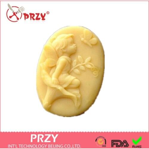 Soap Mold Cake Decoration Mold Handmade Soap Mold Modelling Silicon DIY Girl Angel/flower/butterfly Moulds Silicone Rubber PRZY